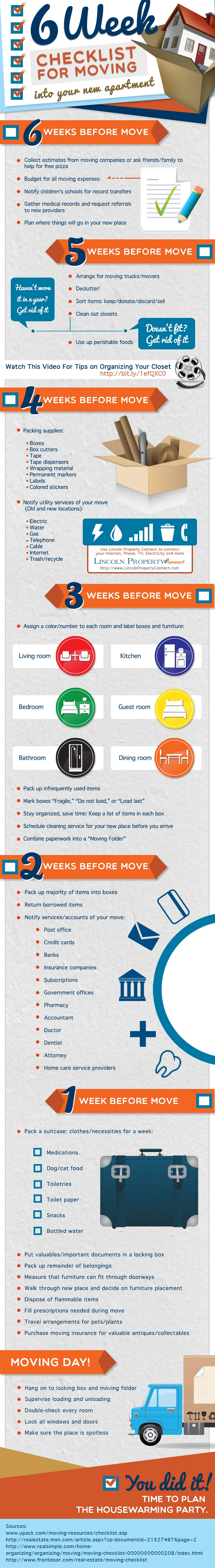 6 Week Moving Checklist For New Apartment Organizing Tasks Packing Tips Utility Setup And Change Of Address For A Smooth Relocation Process